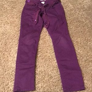 Kids purple pants